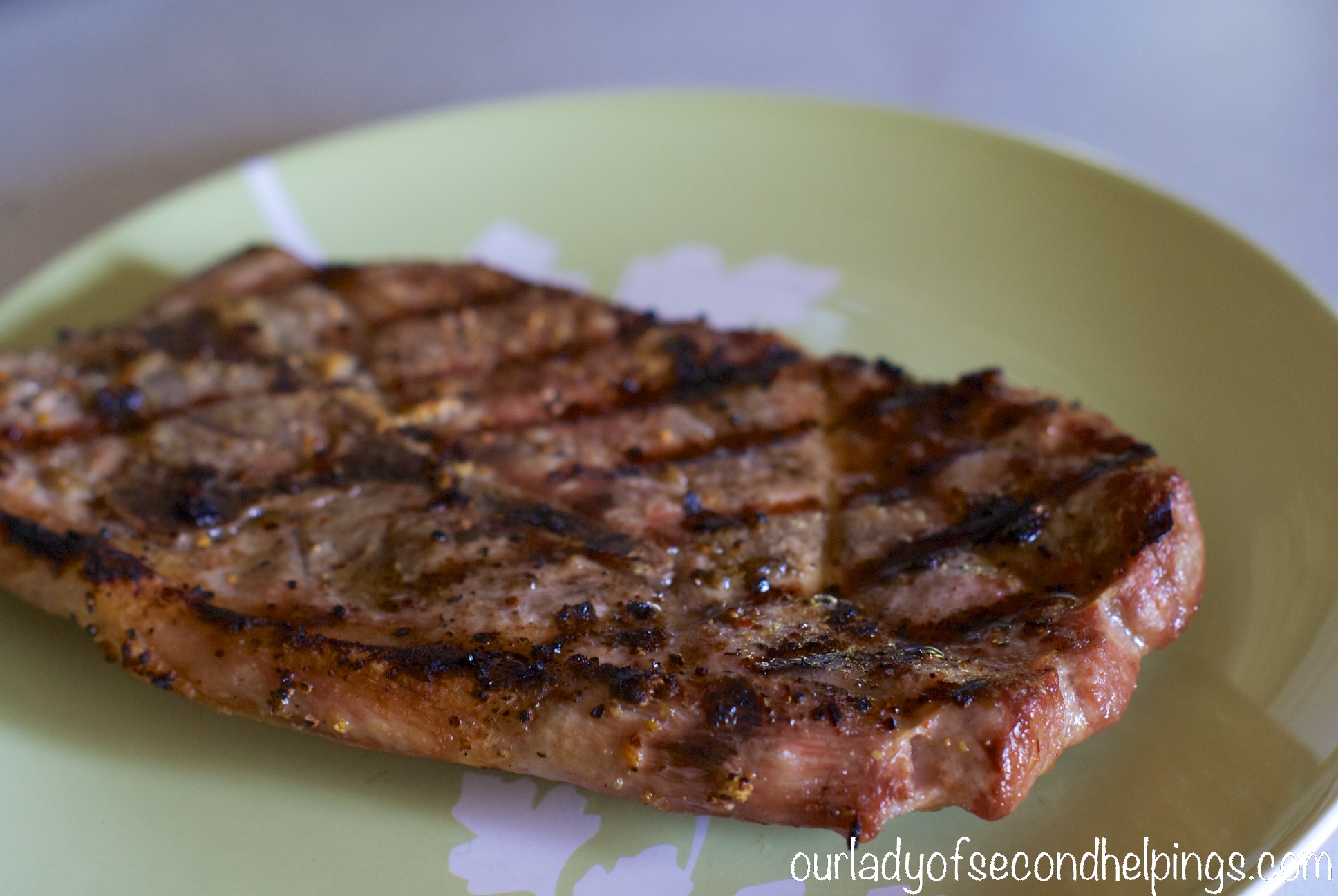 Grilled Pork Steak