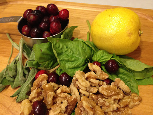 Leftover Thanksgiving Dinner Pizza with Cranberry Pesto