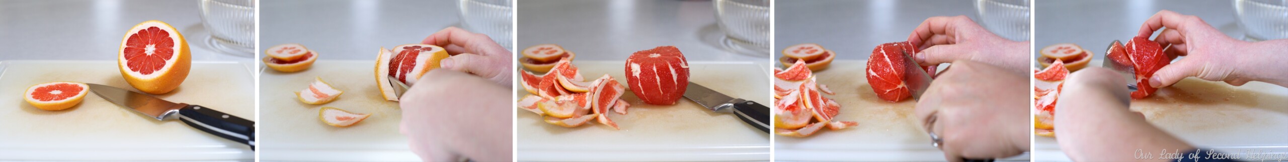 How to cut grapefruit segments