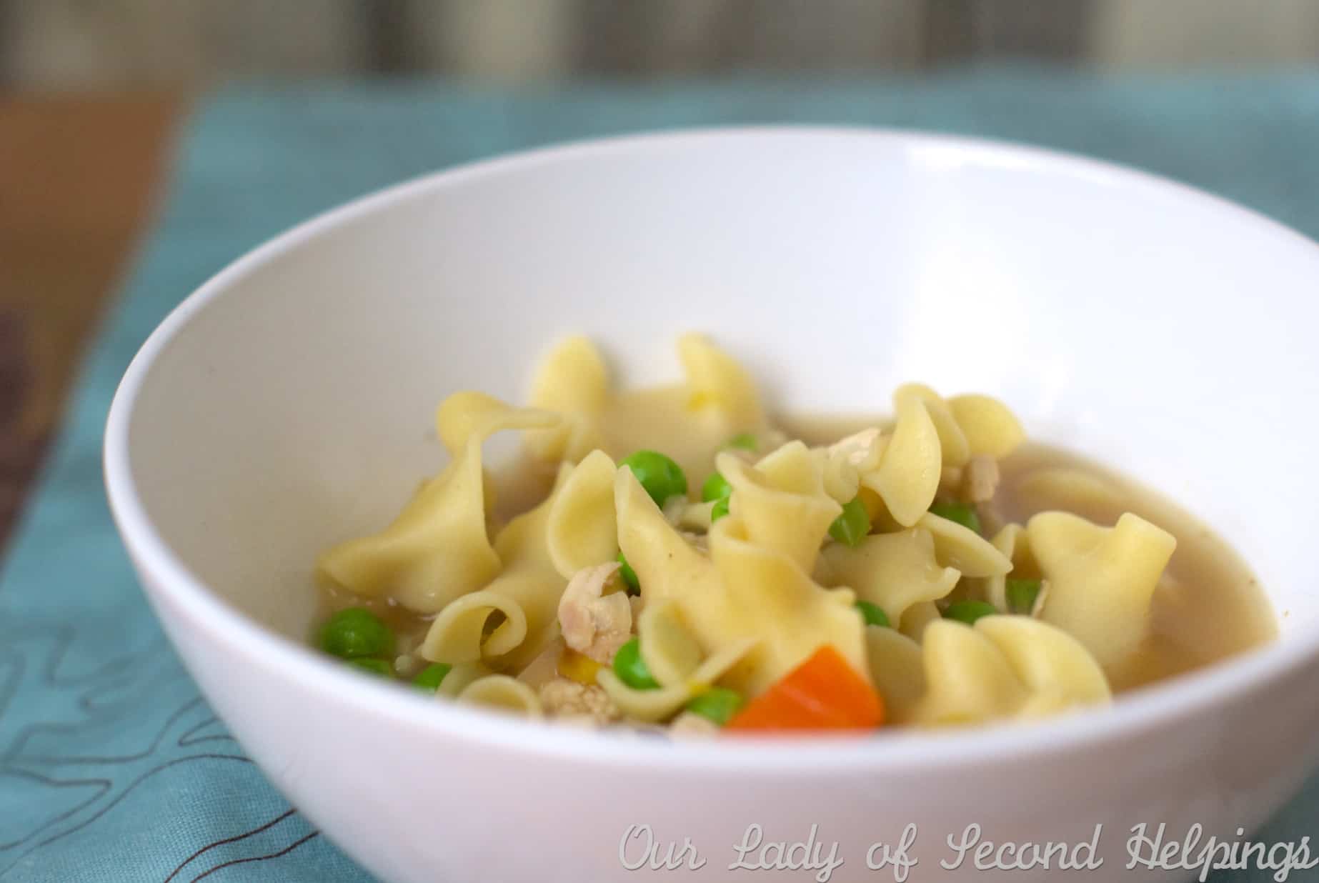 Easy Chicken Noodle Soup | Our Lady of Second Helpings