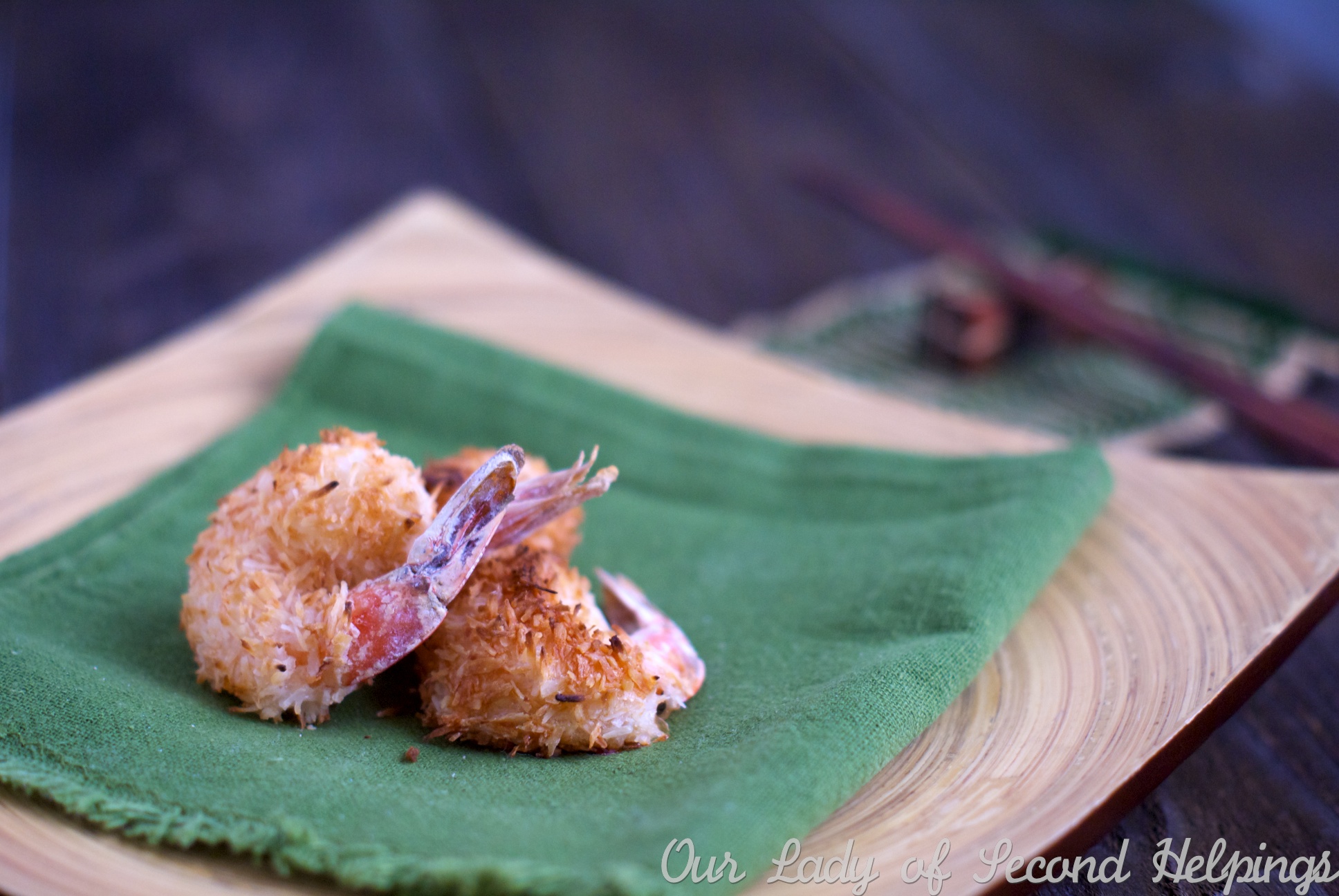 Baked Coconut-Ginger Shrimp