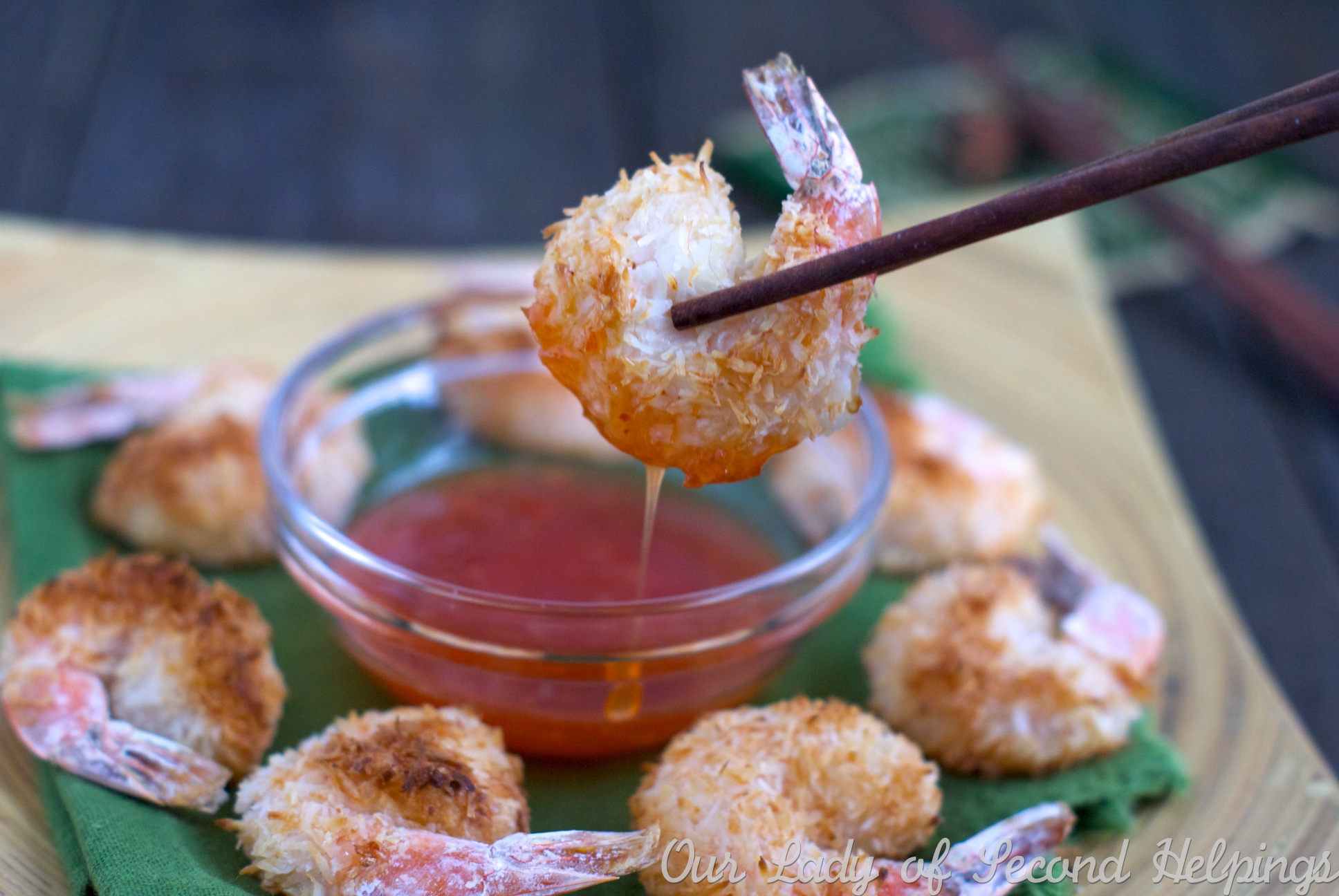 Baked Coconut-Ginger Shrimp | Our Lady of Second Helpings