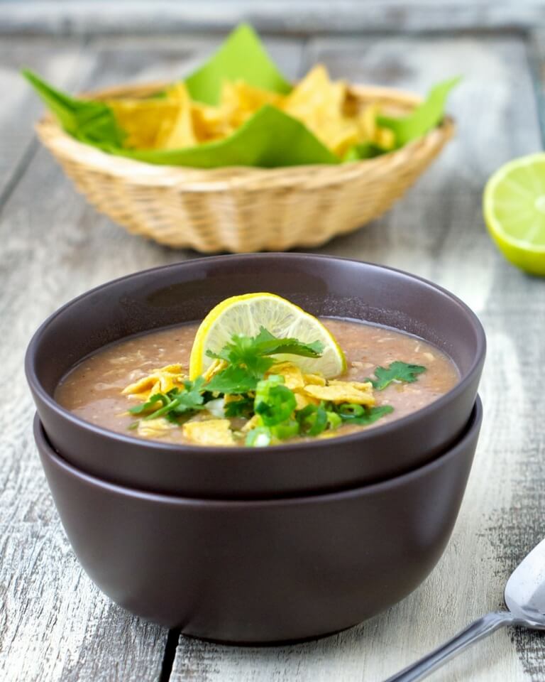 White Bean Chicken Chili is an easy to prepare healthy flavorful weeknight meal the family will devour. You'll love this easy recipe crock pot recipe.