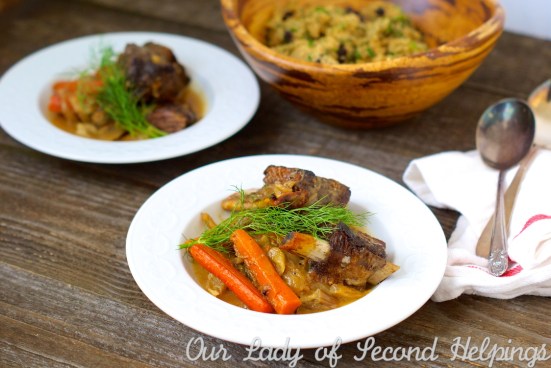 Braised Short Ribs with Fennel and Orange | Our Lady of Second Helpings