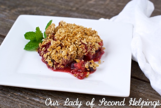 Oat & Graham topped Summer Berry Crumble | Our Lady of Second Helpings