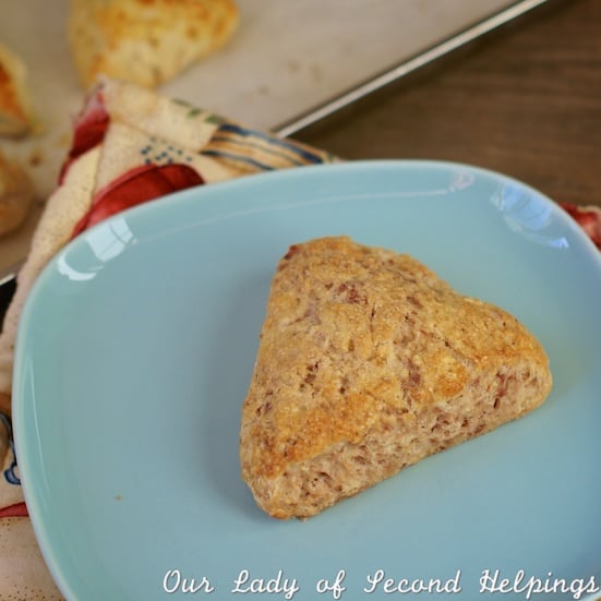 Roasted Strawberry Scones | Our Lady of Second Helpings