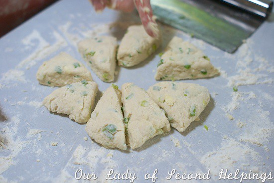 Scallion & Ricotta Scones | Our Lady of Second Helpings