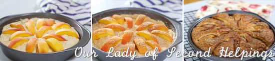 Cardamom Spiced Peach Cake | Our Lady of Second Helpings