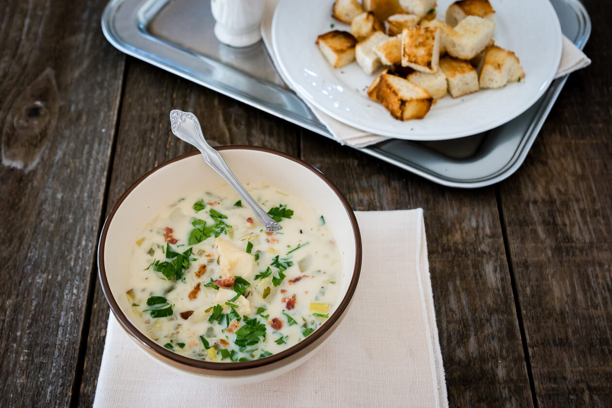 Fish Recipes: Lightened Irish Seafood Chowder-image