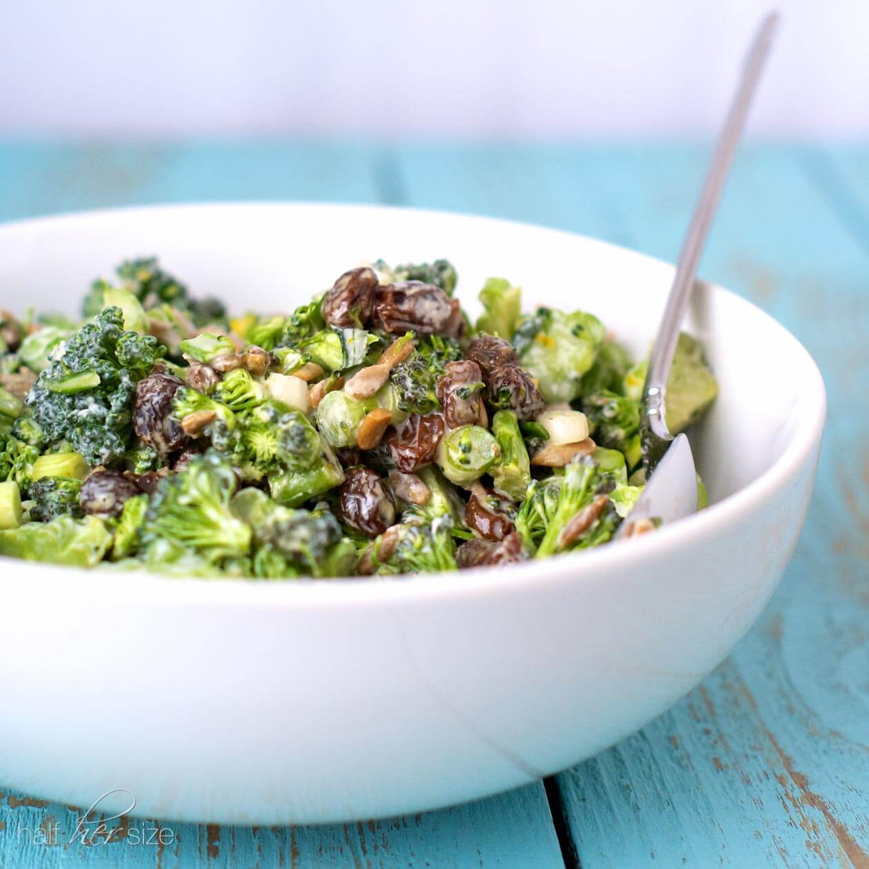 Easy Broccoli Salad with Honey Mustard Dressing
