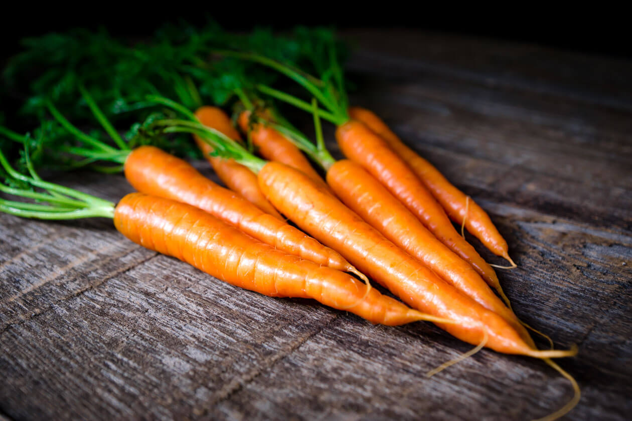 honey-ginger roasted carrots