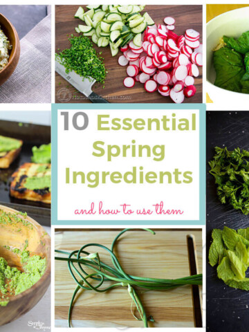 Shake off the sluggish feelings of winter with these 10 essential Spring ingredients and mouthwatering recipes.