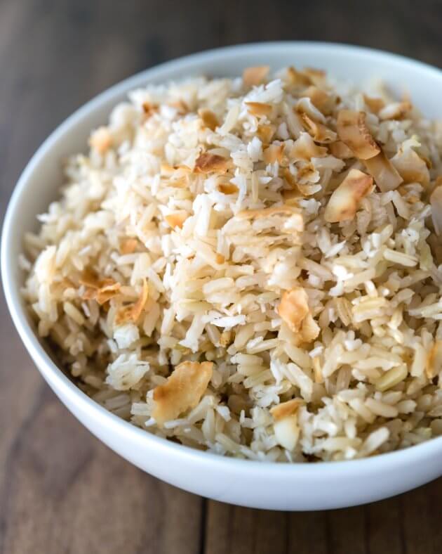 Light and fluffy, quick coconut rice couldn't be easier. Only 3 ingredients! Aromatic with subtly sweet coconut flavorful.